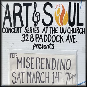 Unitarian Universalist Concert features Pete Miserendino